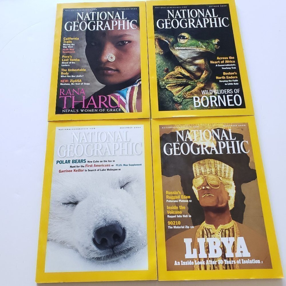 2000 National Geographic Sept/Oct/Nov/Dec